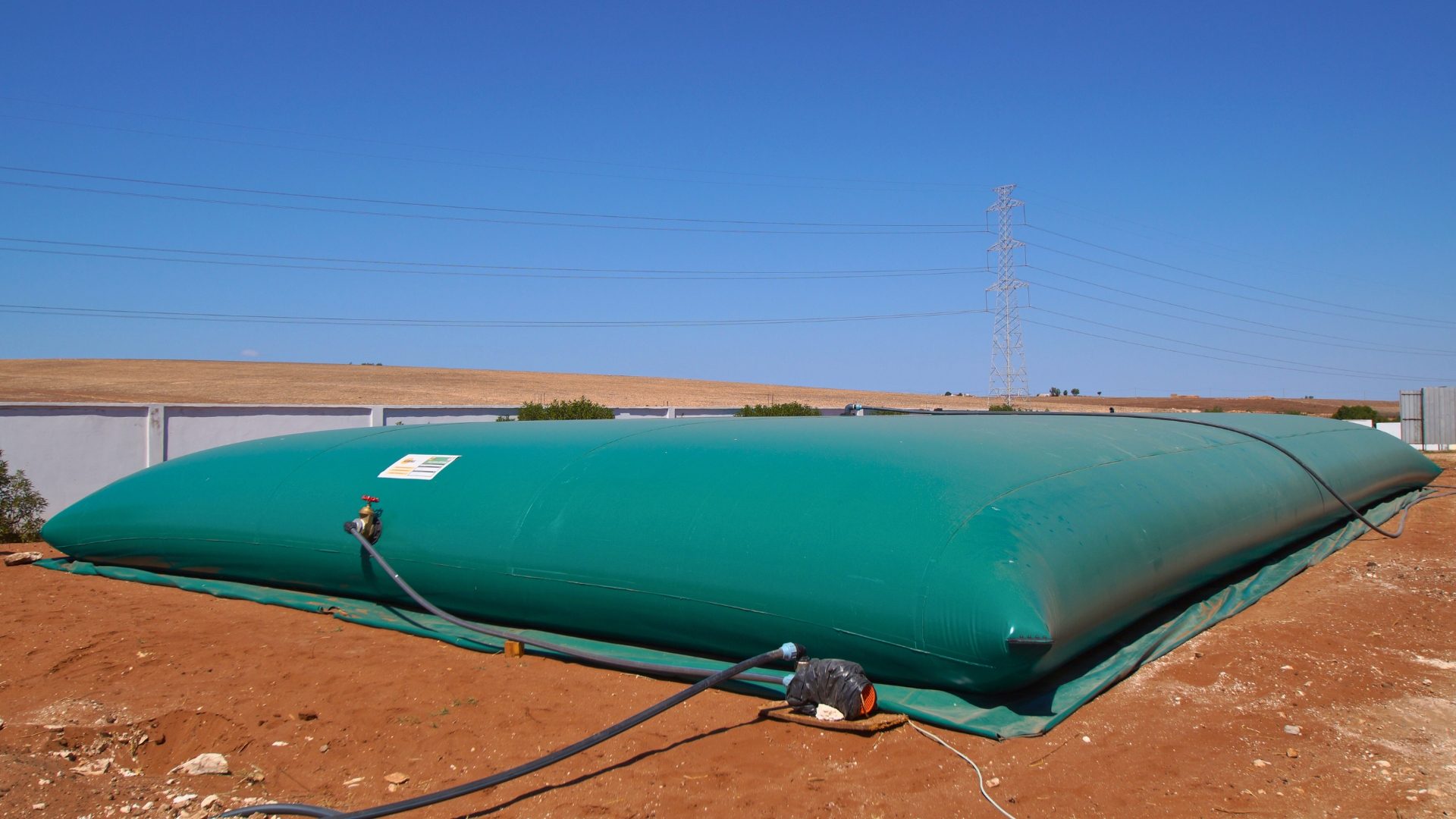 Citerne souple verte pour agriculture – idéale stockage eau de pluie et irrigation